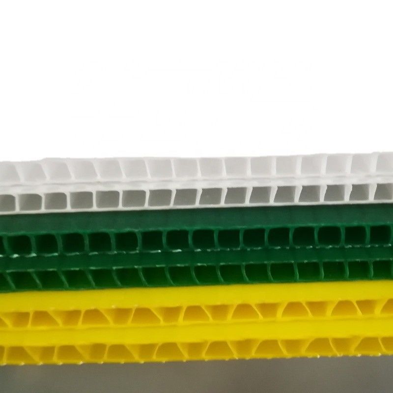 2mmは3mm 4mm 5mm 6mm 7mm PPシートのポリプロピレンのパネルを波形を付けた