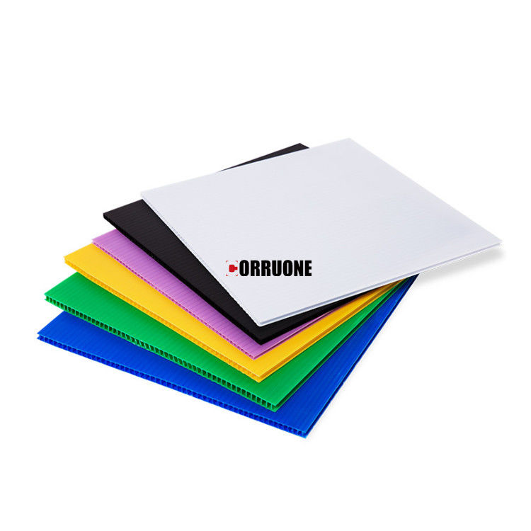 黒いコルフルート 2400 x 1200 Correxシートの床の保護2mm-12mm
