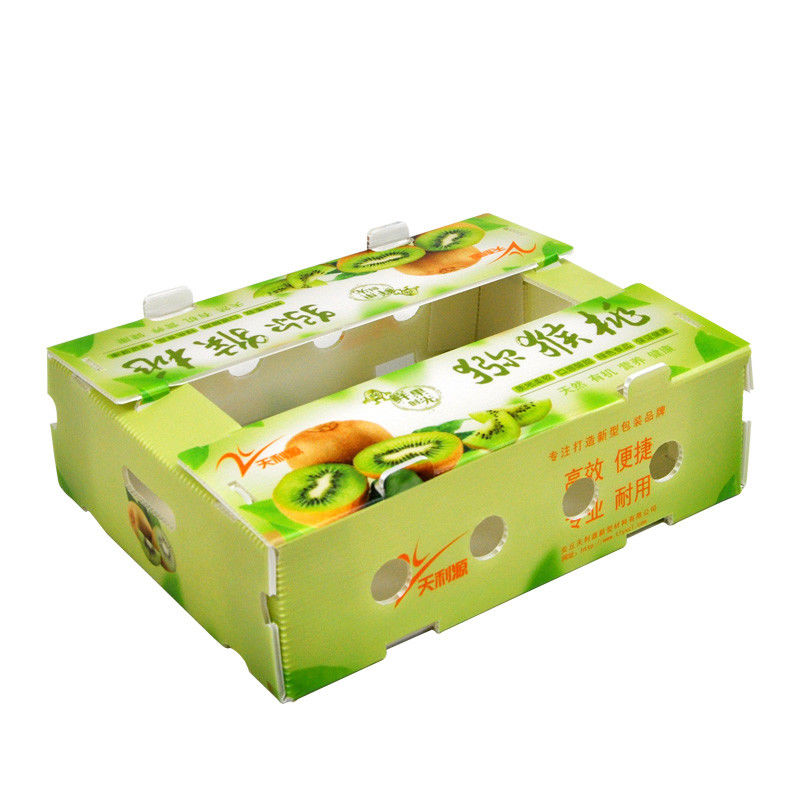 注文のコロプラストは赤唐辛子のための野菜波形箱を囲む