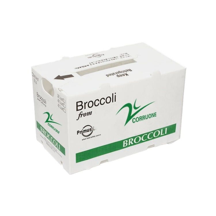 OEM工場は,新鮮な甘いトウモロコシ ブロッコリー バッグプラント ジンジャーボックスのためのPP プラスチックの波紋箱を生産